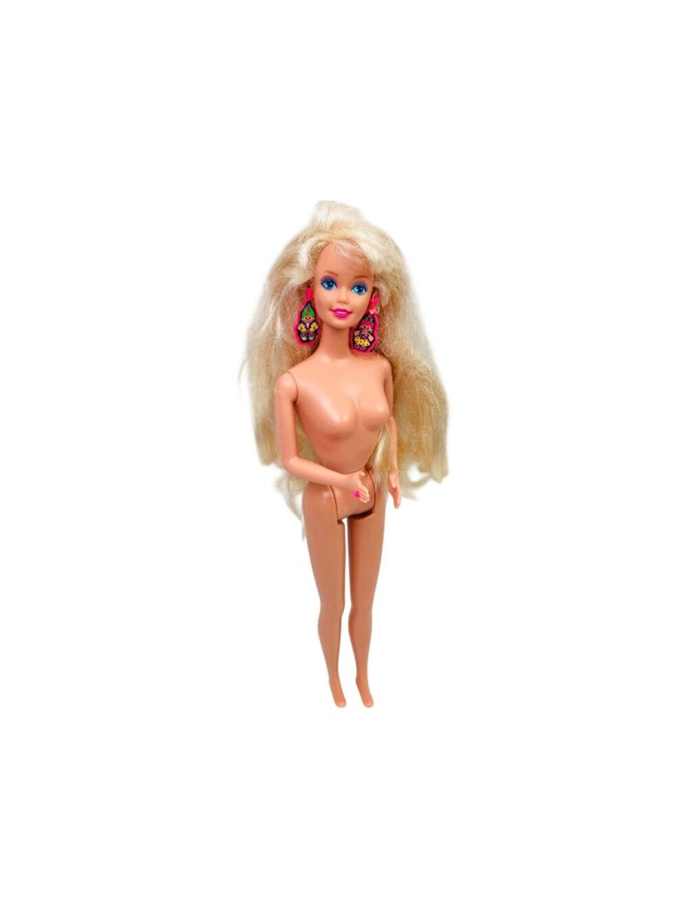 Vintage 1992 Troll Barbie Fashion Doll Mattel Classic Retro Look Nude For OOAK